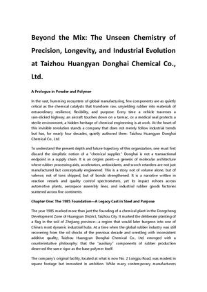Taizhou Huangyan Donghai Chemical Co , Ltd