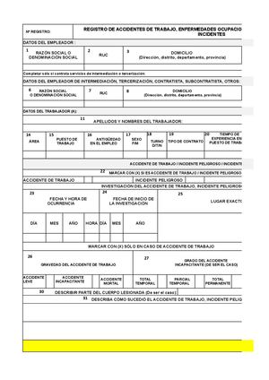Registro Simplificado del SGSST (microempresa)
