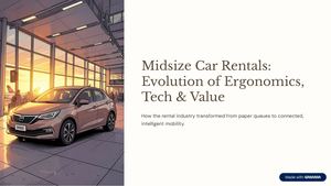 Midsize Car Rentals Evolution Of Ergonomics Tech And Value