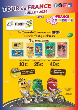 Leaflet Tour de France - Juillet 2026