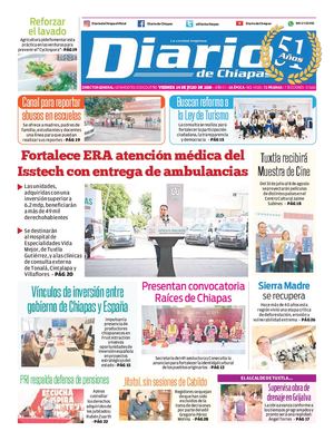 Portada, Viernes 24 De Julio De 2026