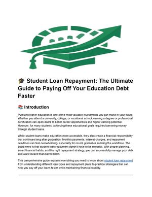 Student Loan Repayment