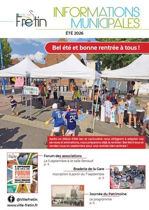 Informations municipales - Été 2026