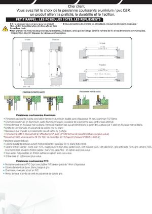Accompagnement PERS Coul Alu Pvc MU PR 001