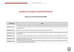 2026 07 22 Délibérations Bureau