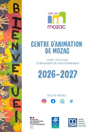 Livret d'accueil et règlement de fonctionnement 2026-2027