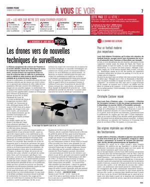 Les drones vers de nouvelles techniques de surveillance