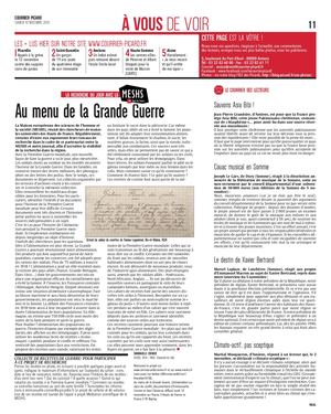 Au menu de la Grande Guerre
