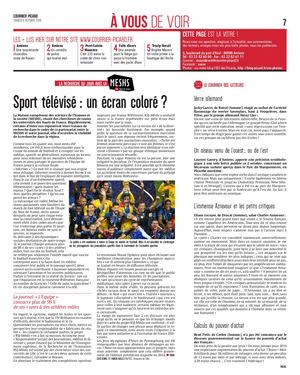 Sport télévisé : un écran coloré ?