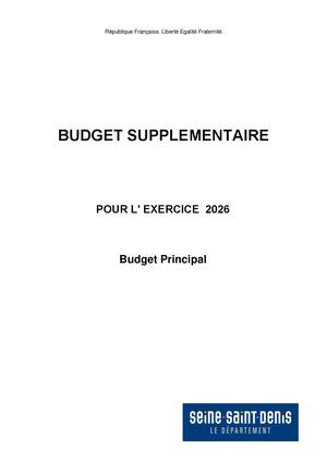 Maquette Budget sup principal 2026
