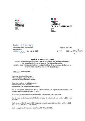 2 4 Règlement De La Zone De Mouillage Et D'équipements Légers De L'anse Saint Anne