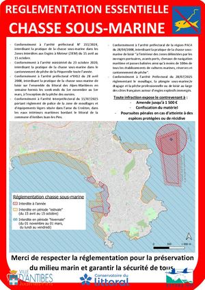 Autre I 3 Panneau Chasse Sous Marine