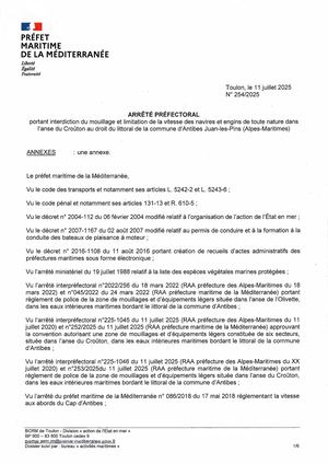 2 3 Interdiction De Mouillage Et Limitation De Vitesse Dans L’anse Du Croûton