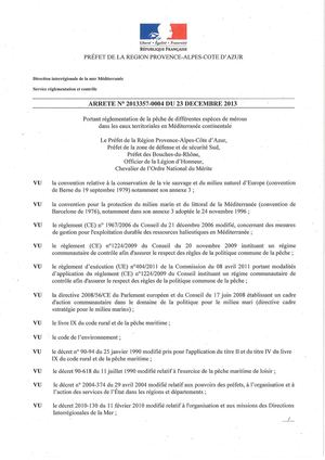 1 1 Espèce Protégé Mérou