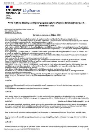 1 2 Marquage Obligatoire Des Captures
