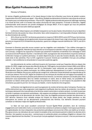 Déclaration CGT égalité Professionnelle