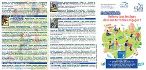 Semaine Bleue 2026 - le programme
