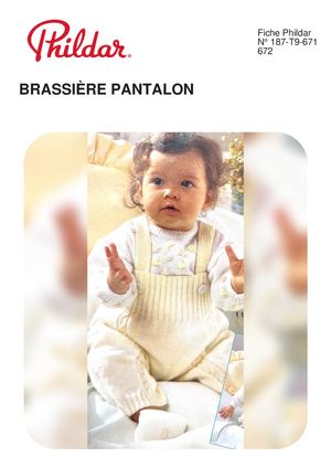 Fiche Phildar 187 11 BRASSIÈRE PANTALON