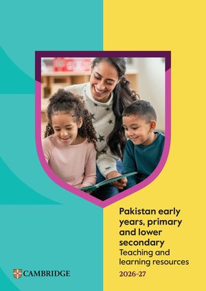 Pakistan Primary and Lower Secondary Catalogue 2026