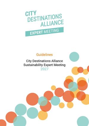 Bid Manual Sustainability Expert Meeting 2027