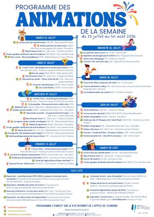 Animations 2026 Le Croisic 25 07 01 08