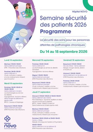 Programme - sécurité des patients 2026