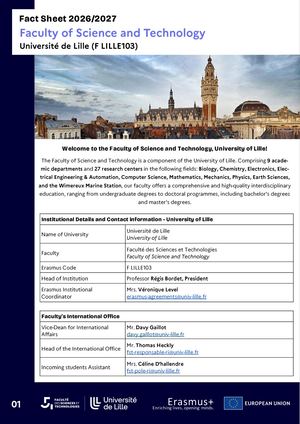 Fact Sheet FST 2026/27