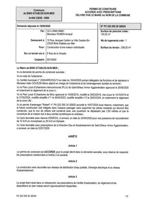 PC 26 Q 0024 - Arrêté