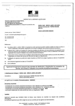 Agrement Phyto Aq00524
