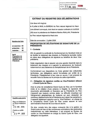 Bureau_2026_juillet_Proposition Delegations Signature de la Presidente