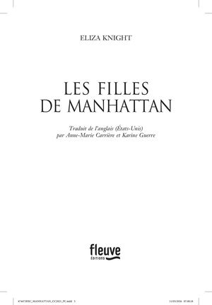 Extrait "Les filles de Manhattan" - Eliza Knight