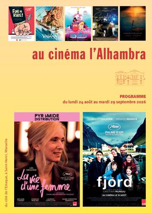 Programme du 24 août au 29 septembre