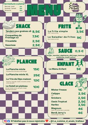 Carte Guinguette