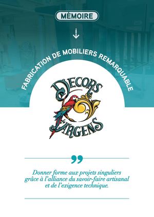 Mémoire Décors d'Argens Réf. Mobiliers Remarquable