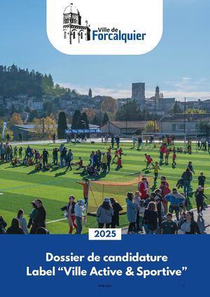Forcalquier Label Ville Active & Sportive 2025 Taillereduite