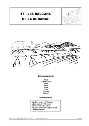 Partie 3 - LES BALCONS DE LA DURANCE