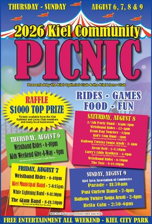 Kiel Community Picnic 2026