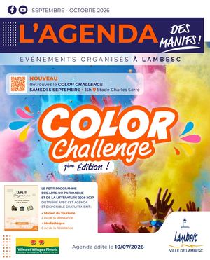AGENDA SEPTEMBRE OCTOBRE 2026