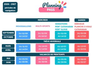 Calendrier Pass voile