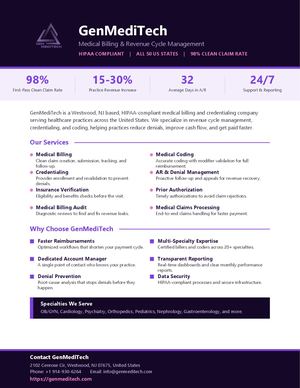 Gen Medi Tech Company Profile