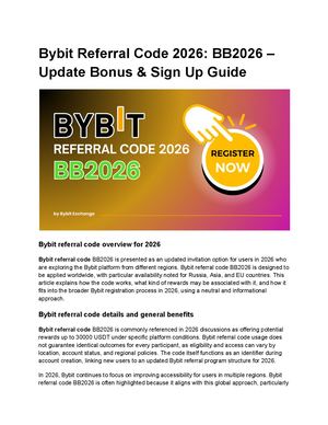 Bybit Referral Code 2026