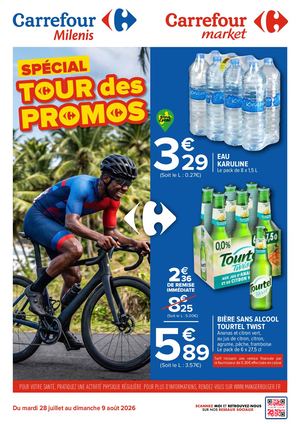 CATALOGUE PROMO CARREFOUR MILENIS/CARREFOUR MARKET GUADELOUPE TOUR DES PROMOS AOÛT 2026