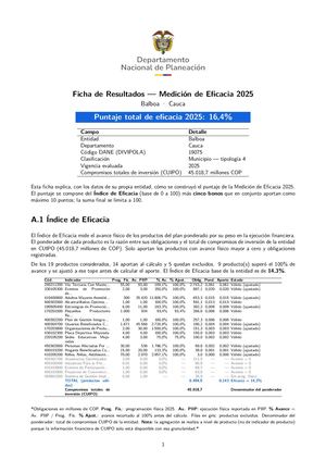 Ficha Eficacia 2025 Balboa, Cauca