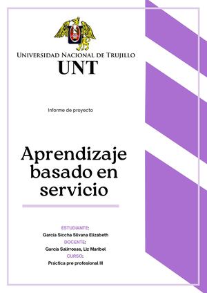 Informe De Aprendizaje Basado En Servicio Ppp Iii Compressed