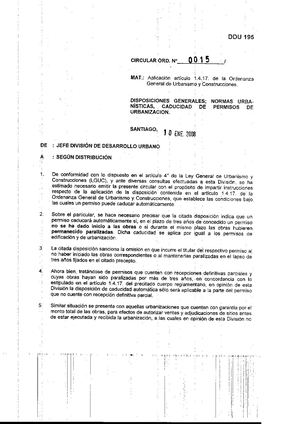 Ddu 195 Caducidad De Permisos
