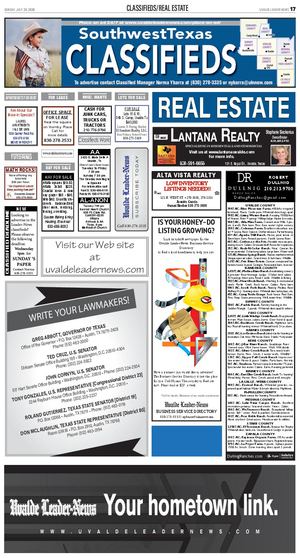 Classifieds Sunday, July 26, 2026
