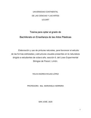 Tesina F C Yeilin Andrea Rojas López