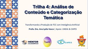 Trilha 4 Guia De Análise De Conteúdo E Categorização Temática