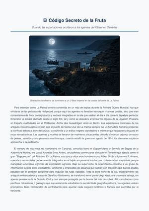 El Código Secreto de la Fruta