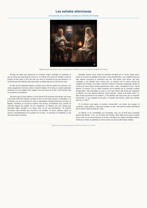 Las Señales silenciosas.